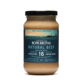 Australian Beef Bone Broth Concentrate- Natural Beef Instant Bone Broth Beverage - Gluten & Dairy Free - Great for Soups, Stock, Broth Beverage drink.375- grams glass Jar
